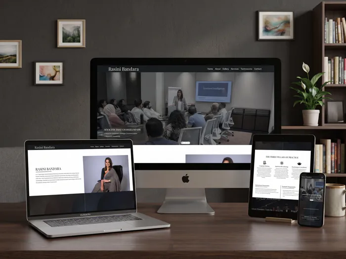 psychologist website theme Rasini Bandara